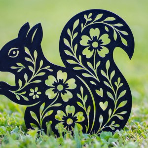 Squirrel Stained Glass