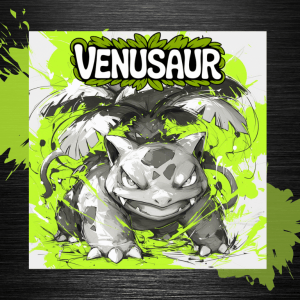 Venusaur Poster – Jungle King in Motion