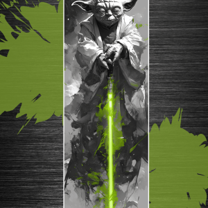 Yoda Hueforge Bookmark