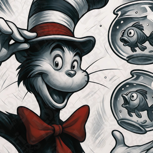 The Cat In The Hat Hueforge